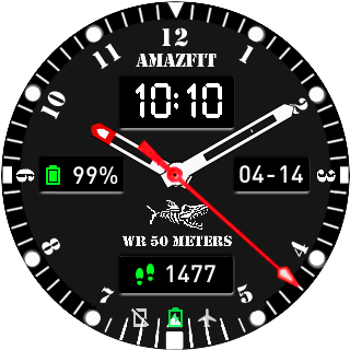华米跃我Amazfit Pace, Stratos手表表盘