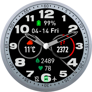 华米跃我Amazfit Pace, Stratos手表表盘