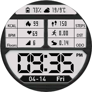 华米跃我Amazfit Pace, Stratos手表表盘