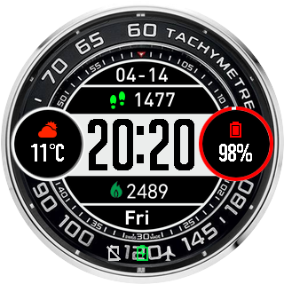 华米跃我Amazfit Pace, Stratos手表表盘