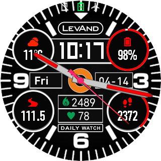 华米跃我Amazfit Pace, Stratos手表表盘