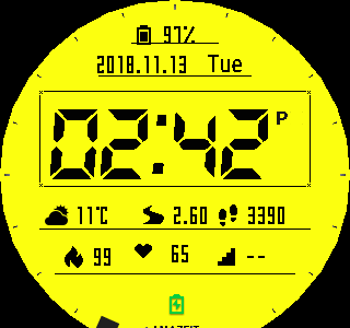 华米跃我Amazfit Pace, Stratos手表表盘