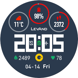 华米跃我Amazfit Pace, Stratos手表表盘