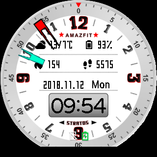 华米跃我Amazfit Pace, Stratos手表表盘