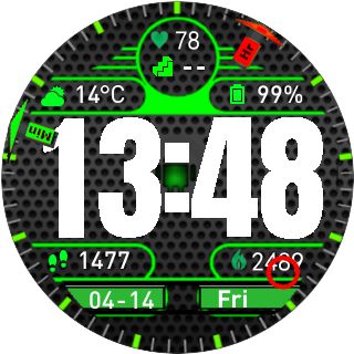 华米跃我Amazfit Pace, Stratos手表表盘