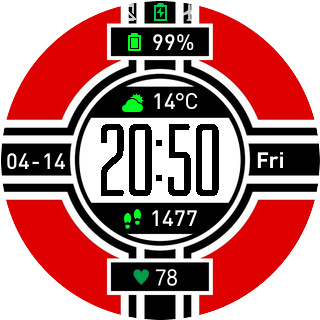 华米跃我Amazfit Pace, Stratos手表表盘