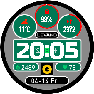 华米跃我Amazfit Pace, Stratos手表表盘