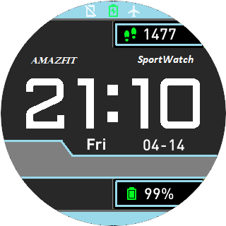 华米跃我Amazfit Pace, Stratos手表表盘