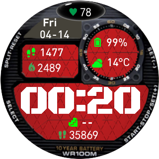 华米跃我Amazfit Pace, Stratos手表表盘
