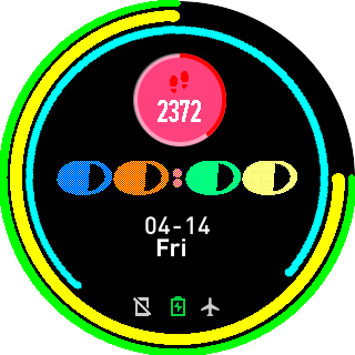 华米跃我Amazfit Pace, Stratos手表表盘