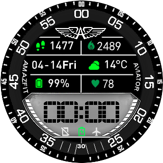 华米跃我Amazfit Pace, Stratos手表表盘