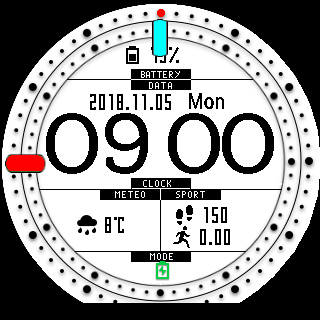 华米跃我Amazfit Pace, Stratos手表表盘