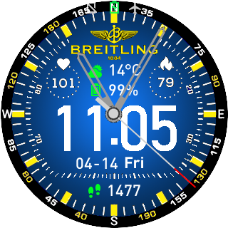 华米跃我Amazfit Pace, Stratos手表表盘