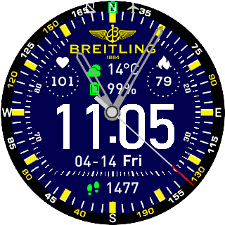 华米跃我Amazfit Pace, Stratos手表表盘