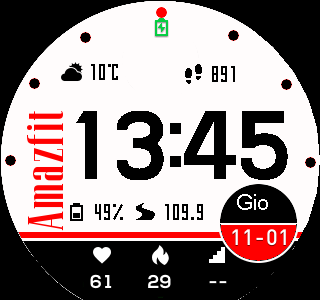 华米跃我Amazfit Pace, Stratos手表表盘