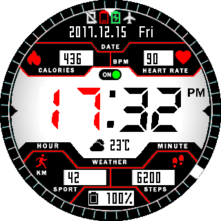 华米跃我Amazfit Pace, Stratos手表表盘