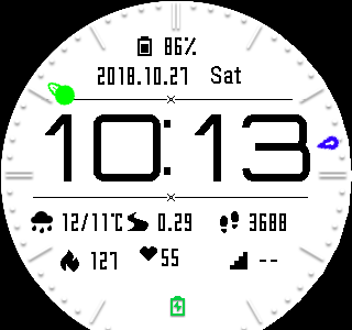 华米跃我Amazfit Pace, Stratos手表表盘
