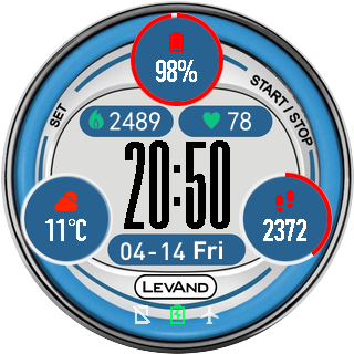 华米跃我Amazfit Pace, Stratos手表表盘
