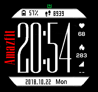 华米跃我Amazfit Pace, Stratos手表表盘