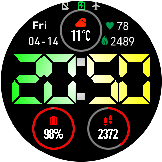 华米跃我Amazfit Pace, Stratos手表表盘
