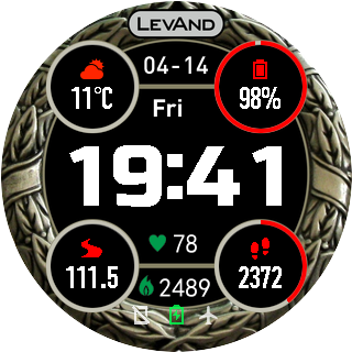 华米跃我Amazfit Pace, Stratos手表表盘