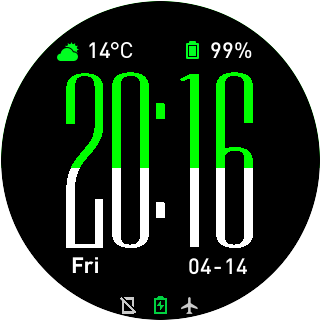 华米跃我Amazfit Pace, Stratos手表表盘