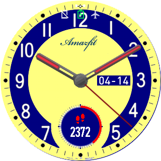 华米跃我Amazfit Pace, Stratos手表表盘