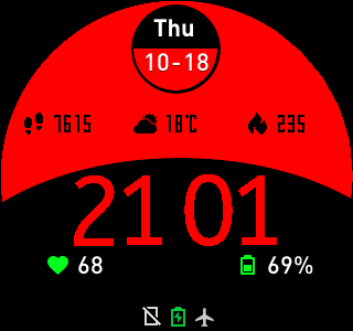 华米跃我Amazfit Pace, Stratos手表表盘