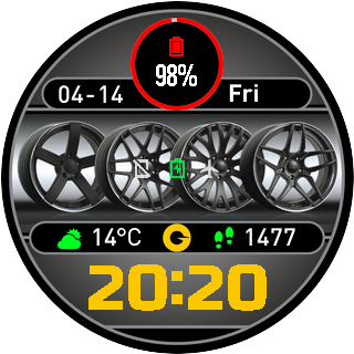 华米跃我Amazfit Pace, Stratos手表表盘