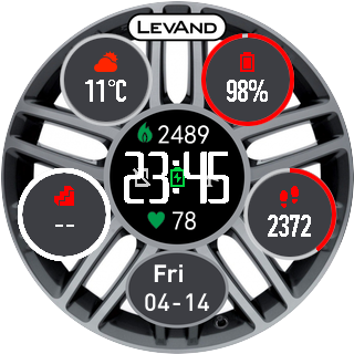 华米跃我Amazfit Pace, Stratos手表表盘