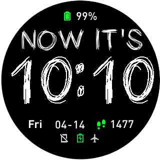 华米跃我Amazfit Pace, Stratos手表表盘