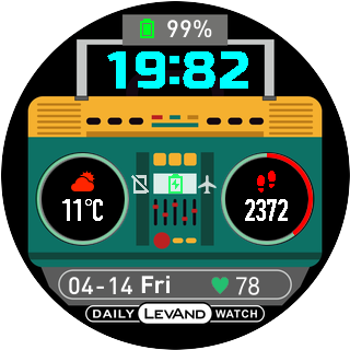 华米跃我Amazfit Pace, Stratos手表表盘