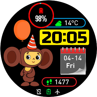 华米跃我Amazfit Pace, Stratos手表表盘