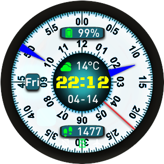 华米跃我Amazfit Pace, Stratos手表表盘