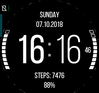 华米跃我Amazfit Pace, Stratos手表表盘