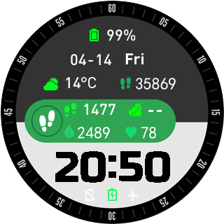 华米跃我Amazfit Pace, Stratos手表表盘