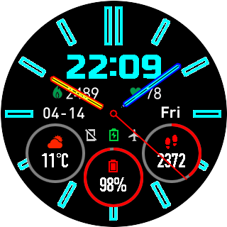 华米跃我Amazfit Pace, Stratos手表表盘