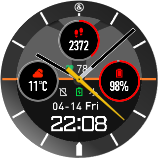 华米跃我Amazfit Pace, Stratos手表表盘