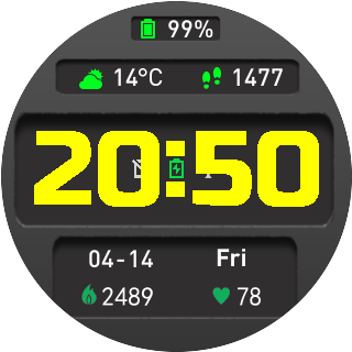 华米跃我Amazfit Pace, Stratos手表表盘