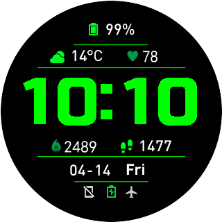 华米跃我Amazfit Pace, Stratos手表表盘