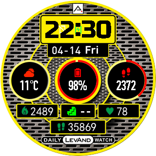 华米跃我Amazfit Pace, Stratos手表表盘