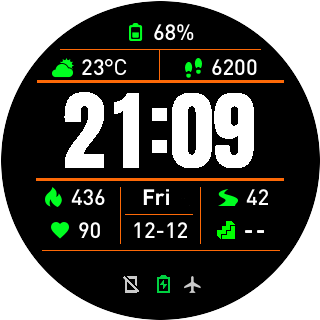 华米跃我Amazfit Pace, Stratos手表表盘