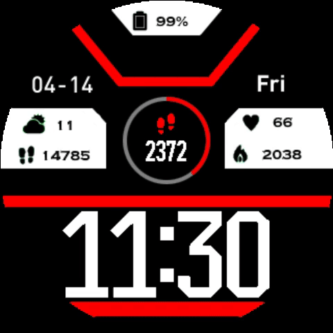 华米跃我Amazfit Pace, Stratos手表表盘