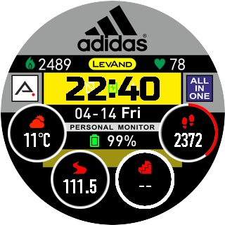 华米跃我Amazfit Pace, Stratos手表表盘
