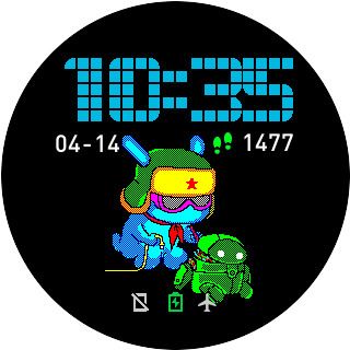 华米跃我Amazfit Pace, Stratos手表表盘