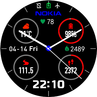 华米跃我Amazfit Pace, Stratos手表表盘