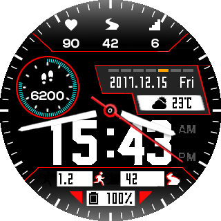 华米跃我Amazfit Pace, Stratos手表表盘