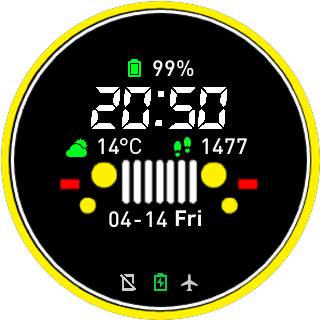 华米跃我Amazfit Pace, Stratos手表表盘