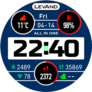 华米跃我Amazfit Pace, Stratos手表表盘