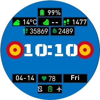 华米跃我Amazfit Pace, Stratos手表表盘